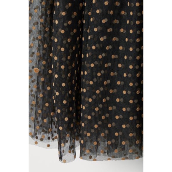 Flock-Print Mesh Dress - Picture 5 of 5